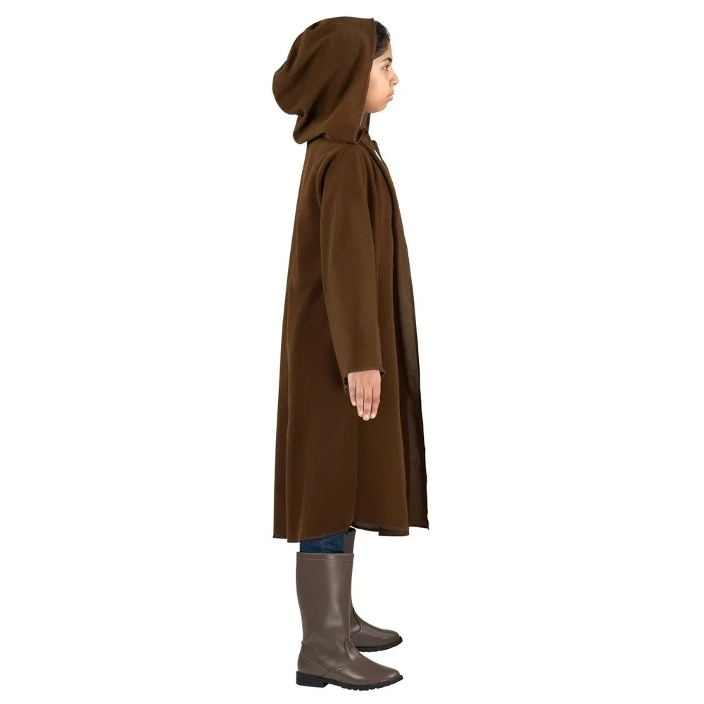 STAR WARS Jedi Hooded Robe Costume Cosplay Child One Size Fits All Halloween